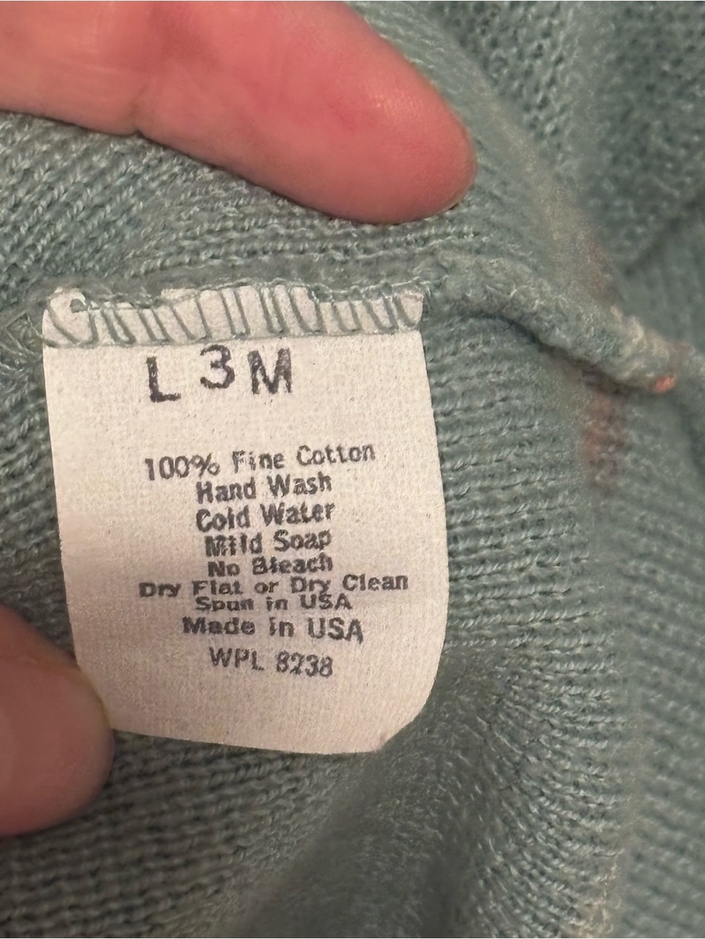 Vintage 80s/90s Crewneck Sweater in Sage Green with Sailboat Motif - Picture 3 of 7